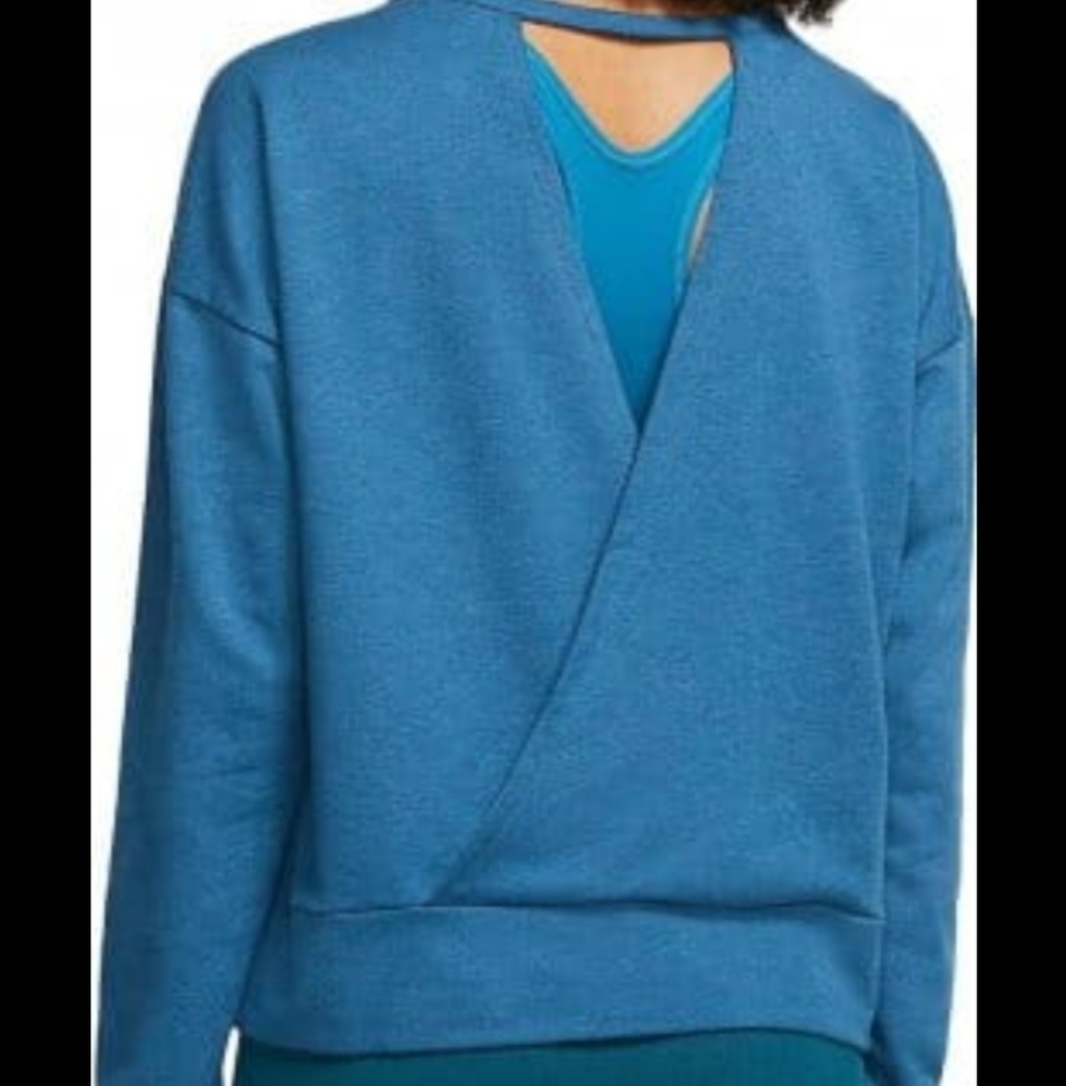 NIKE yoga wrap cover up sweatshirt
